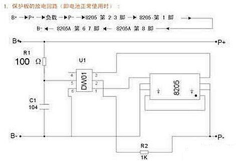汽車應(yīng)急啟動電源內(nèi)鋰電池保護板工作原理